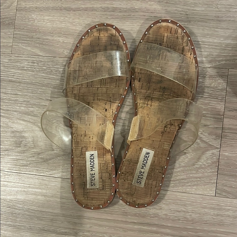 Steve Madden Women's Clear Sandals
